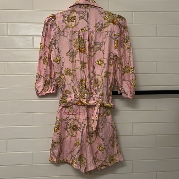*last call* GENERATION LOVE pink gold chain romper - Picture 7 of 10